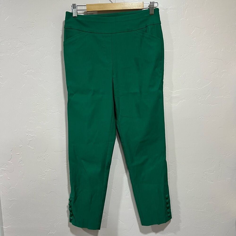 Worthington Green Pull-On Skinny Elastic Pocket Legging Pants Women Size Small